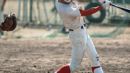 High School Baseball playerの写真素材