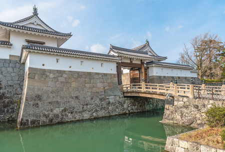Scenery of the Sunpu Castle in Shizuokaの写真素材