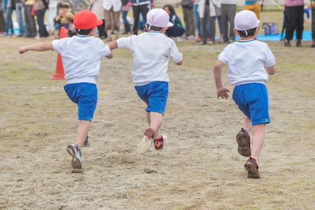 Athletic meet of the elementary schoolの写真素材