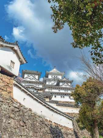 Scenery of Himeji castleのeditorial素材
