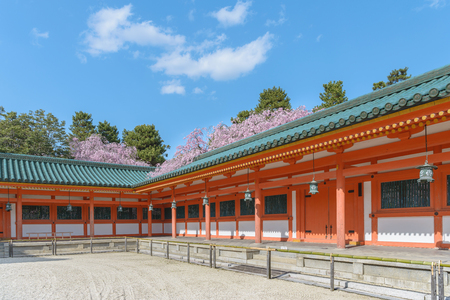Scenery of the Heian jingu shrineのeditorial素材