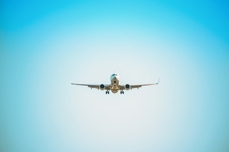 The aircraft which takes off and landsの写真素材