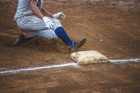 Scenery of the baseball matchの写真素材