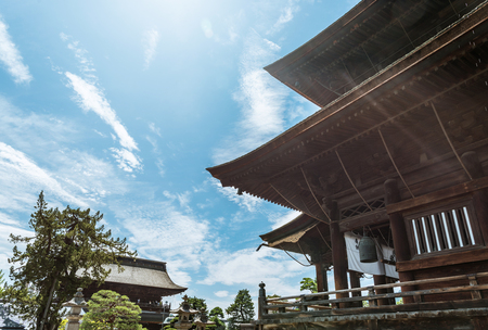 Scenery of the precincts in Zenkoji templeのeditorial素材