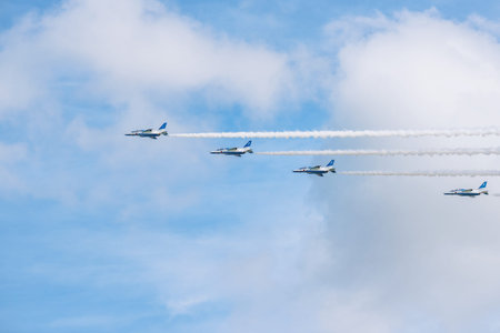 The aerobatic demonstration