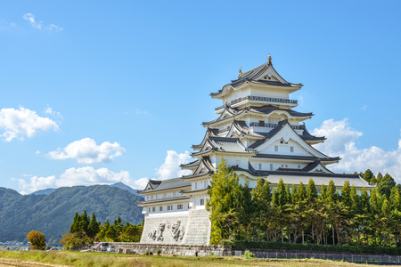 Scenery of the Echizen Katsuyama Castle in Fukui prefecture, Japan