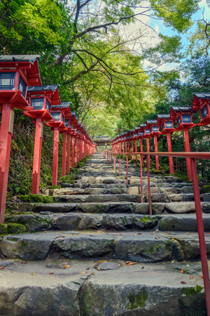 Scenery of the approach to Kifune jinja Shrineのeditorial素材