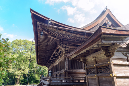 The Golden Hall (National Treasure of Japan) of the Mii dera templeのeditorial素材