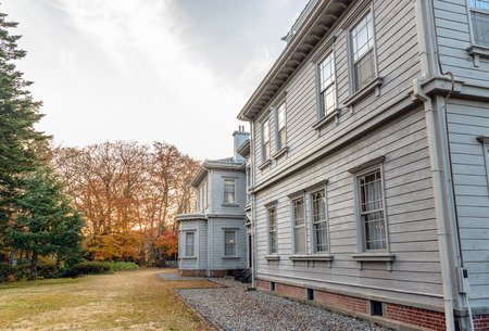 Tenkyokaku residence in the duskのeditorial素材