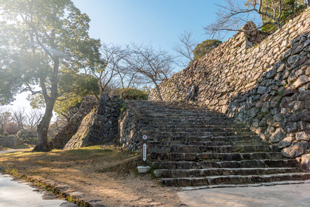 Scenery of the Sumoto castle in Sumoto city, Japanのeditorial素材