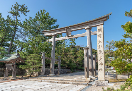 Scenery of the Keta Trisha shrineのeditorial素材