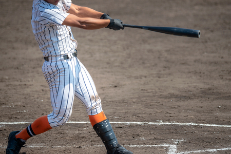 Scenery of the baseball gameのeditorial素材