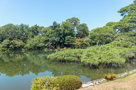 Kenrokuen garden in Kanazawa city in Japanのeditorial素材