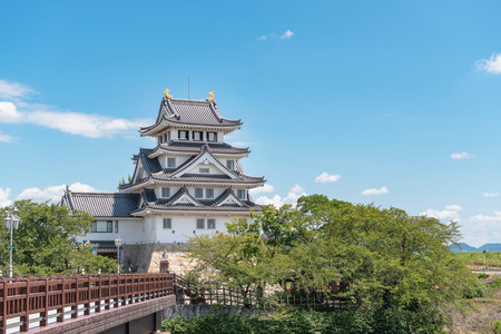 Sunomata castle in Gifu, Japanのeditorial素材