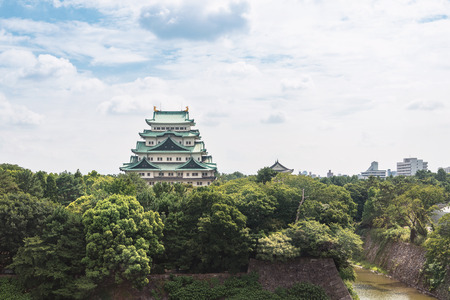 Scenery of the Nagoya castleのeditorial素材