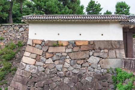 Castle wall of the Nagoya castleのeditorial素材