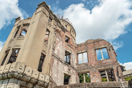 The Atomic bomb memorial dome in Hiroshima, Japanのeditorial素材