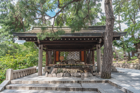 Chozusha of the Sumiyoshi Taisha Shrine in Osakaのeditorial素材