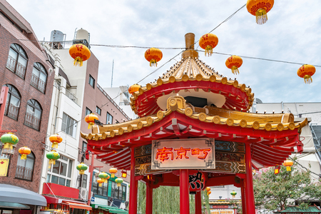 Scenery of the Chinatown of Kobe city, Japanのeditorial素材