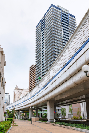 Highway of the city in Japanのeditorial素材