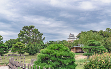 Scenery of the Akashi castle in Japanのeditorial素材