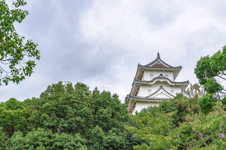 Scenery of the Akashi castle in Akashi city, Japanのeditorial素材