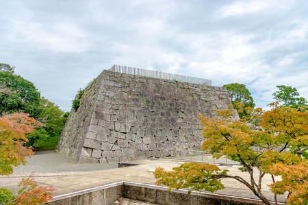 Castle tower trace of the Akaho castleのeditorial素材