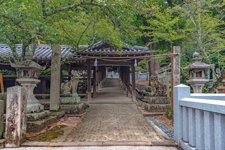 Kibitsu jinja shrine in Okayamaのeditorial素材