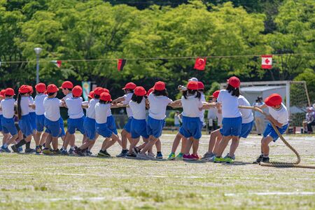 Athletic meet of the elementary schoolの写真素材