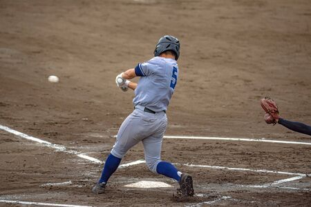 Scenery of the baseball gameの写真素材