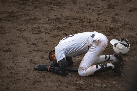 Scenery of the baseball game