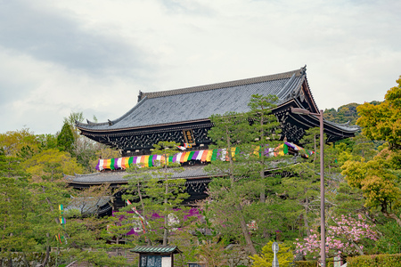 Sanmon Gate of Chion-in Temple in Kyoto, Japanのeditorial素材