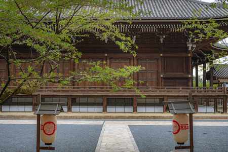 Precincts scenery of the Chion-in temple in Kyoto, Japanのeditorial素材