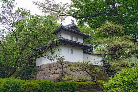 Inui-yagura of the Takasaki Castle in Takasaki, Japanのeditorial素材