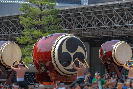 Scenery of the Kanazawa Hyakumangoku Matsuri festivalのeditorial素材