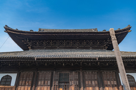 Main Hall of the Kenninji Temple in Kyoto, Japanのeditorial素材