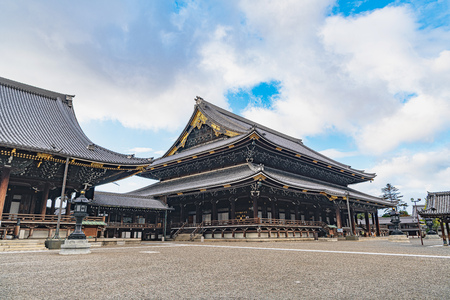 Goeido Hall of the Higashi Honganji temple in Kyotoのeditorial素材