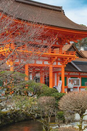Romon Gate of the Kamigamo Shrine in Kyoto, Japanのeditorial素材