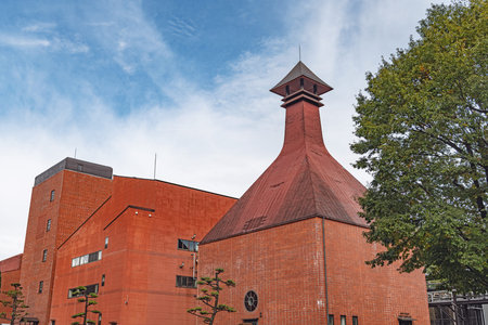 Kiln tower of the whisky distillery in Sendai, Japan
