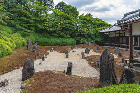 Hashintei garden of Komyoin Temple of the Tofukuji in Kyoto City, Japanのeditorial素材