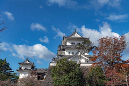 Castle tower of the Iga Ueno Castle in Iga, Japanのeditorial素材