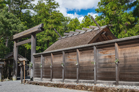 Scenery of the Ise Geku Grand Shrineのeditorial素材