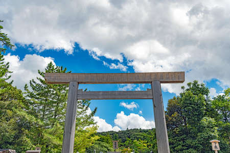Scenery of the Ise Grand Shrine in Ise, JAPANのeditorial素材