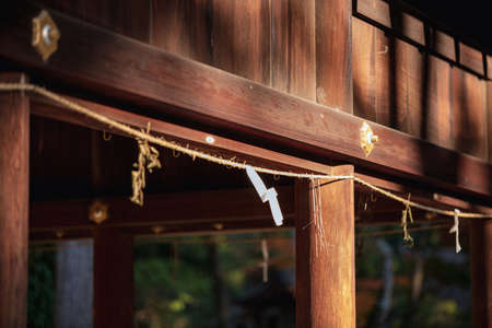 Tsuchinoya Hall of the Kamigamo Shrine in Kyoto, Japanの写真素材
