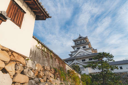 Scenery of the Imabari castle in Ehime, Japanのeditorial素材