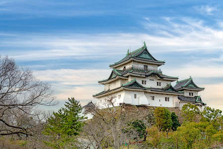 Castle tower of the Wakayama castle in Wakayama city, Japanのeditorial素材