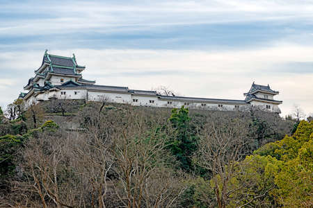 Castle tower of the Wakayama castle in Wakayama city, Japanのeditorial素材