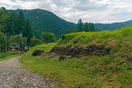 Scenery of the Ichijodani Asakura Family Historic Ruinsの写真素材