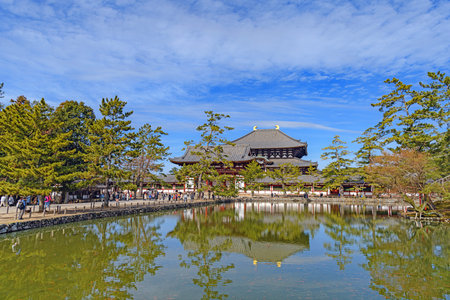 Scenery of the Nara Todaiji Templeのeditorial素材