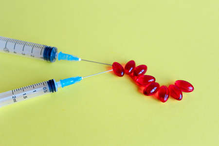 Medical concept. Health pillsの写真素材